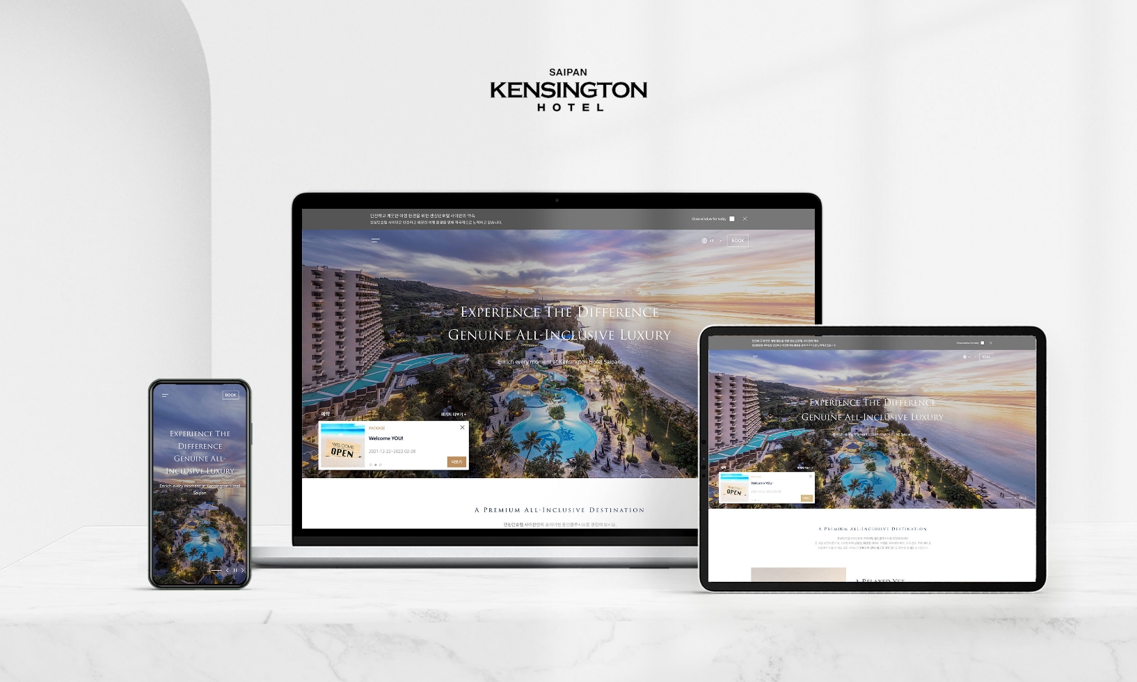 Kensington Hotel Saipan website image