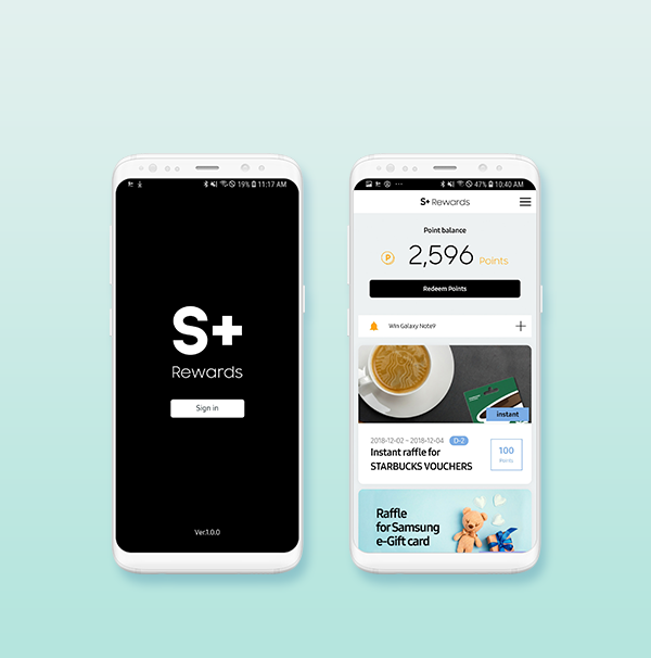 Samsung S+ Rewards App
