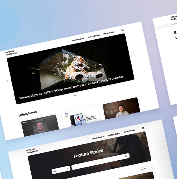 Samsung Mobile Press Website Renewal